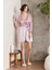 Saten Gecelik Sabahlık Pijama Takım Şort Takım 6'lı Gelin Çeyiz Seti - 6005 1