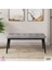 Concept Roz Serisi 80X132 Mdf Açılabilir Siyah Mermer Desen Mutfak Masası Takımı 4 Sandalye 1 Bench 2