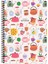 A4 Kareli Defter Coffee - Beyaz 1
