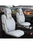 Jaguar F Pace Lüx Deri Oto Koltuk Kılıfı Ön Arka Takım (Elit) Açık Gri 2