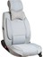 Hyundai İx35 Lüx Deri Oto Koltuk Kılıfı Ön Arka Takım (Elit) Açık Gri 5