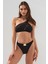 Kadın Dekolteli Tek Omuz Siyah Bikini 2C3T1N2O09 3
