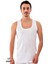 6 Adet 0101 Erkek Penye Atlet Beyaz 1