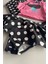 Trend Balina Desenli Güneş Korumalı Uzun Kol Crop Üst Mini Etek Bikini Altı Fırfırlı Bikini Takımı 4