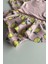 Trend Sevimli Limon Desenli Güneş Korumalı Uzun Kol Crop Üst Mini Etek Altı Fırfırlı Bikini Takımı 2