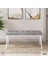 Concept Roz Serisi 80X132 Mdf Açılabilir Beyaz Mutfak Masası Takımı 4 Sandalye 1 Bench 4