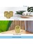Mumluk Şamdan 3 Adet Tealight Uyumlu Üçlü Orta Erimiş Mum Model 4