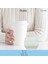 Mumluk Şamdan 3 Adet Tealight Uyumlu Üçlü Mini Çizgili Çiçekli Model 2