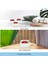 Mumluk Şamdan 3 Adet Tealight Uyumlu Üçlü Mini Çizgili Çiçekli Model 4