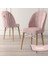 Concept Roz Serisi 80X132 Mdf Beyaz Mutfak Masası Takımı Beyaz Kafesli 4 Sandalye 1 Bench 3