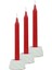Mumluk Şamdan 3 Adet Tealight ve Ince Mum Uyumlu Ejderha Yumurtası Model 1