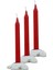 Mumluk Şamdan 3 Adet Tealight ve Ince Mum Uyumlu Kaplumbağa Model 1
