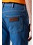 Slim Fit Dar Kesim Düşük Bel Taşlamalı Gri Esnek Larston Jean Denim Kot Pantolon 5