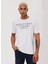 Bisiklet Yaka Beyaz Erkek T-Shirt 232 Lcm 242016 Cador Beyaz 2