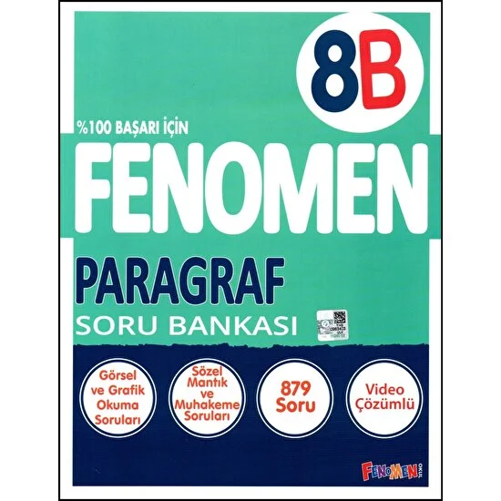 Fenomen Yayınları 8. Sınıf Paragraf Soru Bankası B Serisi