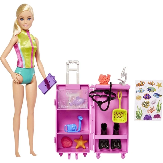 Barbie Deniz Biyoloğu Oyun Seti, 3 yaş ve üzeri, HMH26