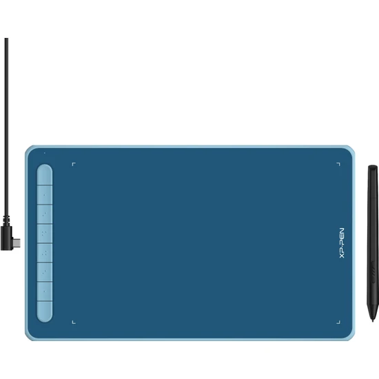 Xp-Pen Deco Lw_be Bluetooth Kablosuz Grafik Tablet Mavi