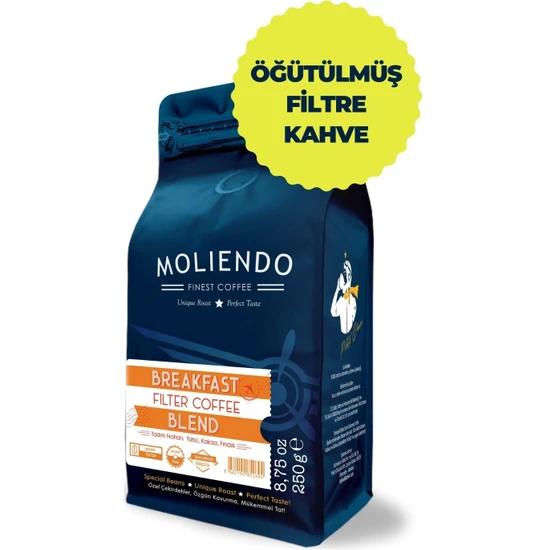 Moliendo Finest Coffee Moliendo Breakfast Blend Filtre Kahve (Öğütülmüş Filtre Kahve) 250 g