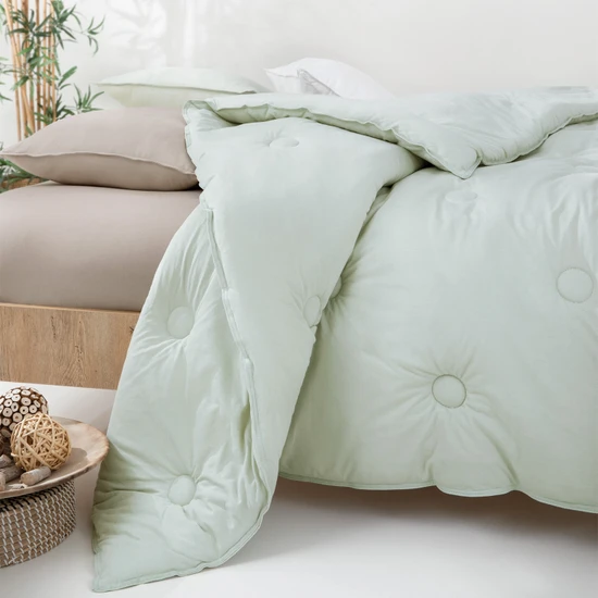 Yataş Bedding Lupa Soft Çift Kişilik Penye Yorgan 300 Gr/m2 - Adaçayı