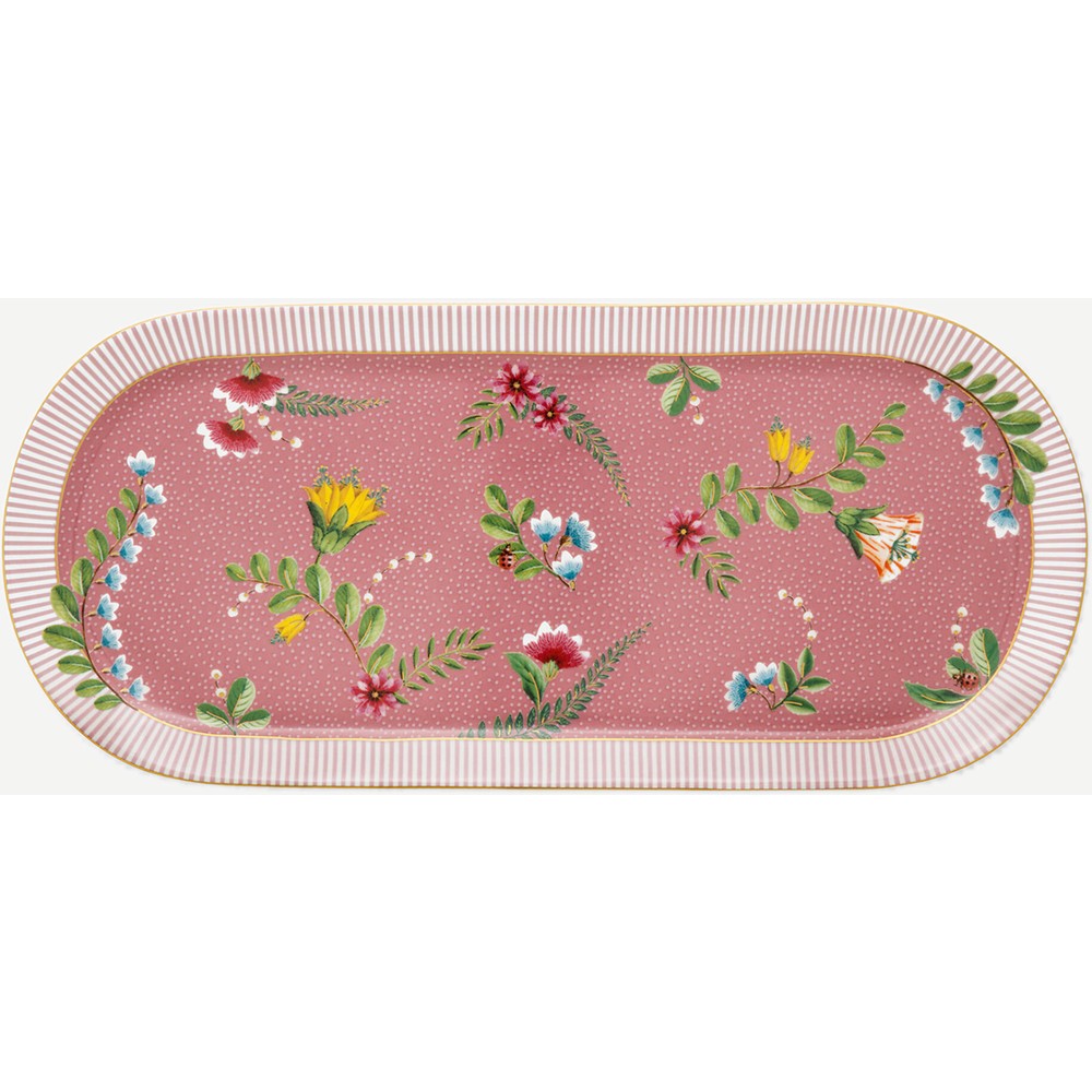 Pip Studio La Majorelle Pembe Porselen Servis Tabağı 33 cm