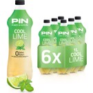 Pin Cool Lime - Şekersiz - 1 Litre x 6 Adet