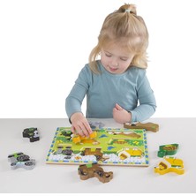 Melissa&Doug Ahşap Tombul Yapboz - Evcil Hayvanlar