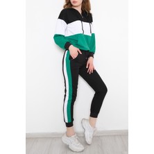 Lurex Üç Renkli Takım Yeşil - 10572.5238.