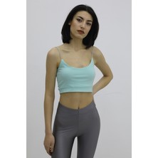 Lurex Ip Askılı Atlet - P-019822MİNT