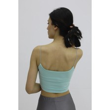 Lurex Ip Askılı Atlet - P-019822MİNT