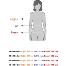 Modayız Büyük Beden Şifon Elbise 13D-1864