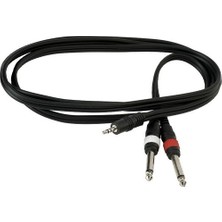 Tunex MR-500 1 Stereo 2 x 6.35 mm Erkek 5 Metre Pc Telefon Amfi Ses Sistemi Kablosu