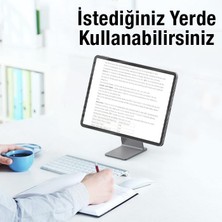 Coofbe Alüminyum  Güçlü Mıknatıslı L Tip Masaüstü Tablet Standı Tablet Tutucu Telefon Standı