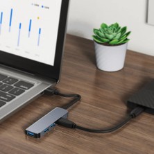 Techmaster Type-C 1xusb 3.0 3xusb 2.0 Hub Otg Çoğaltıcı Adaptörü BYL-2013T