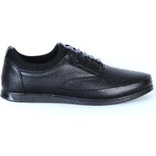 Dropland  7863-2 Milano Siyah Deri Erkek Casual Ayakkabı10
