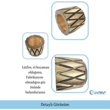 Evene Saksı Çiçek Kaktüs Saksısı Lüx 15 cm Baklava Desen Saksı Çiçeklik