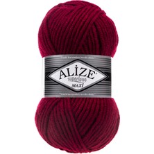 Alize Süperlana Maxi El Örgü Ipi (5 Li Paket) - 390-VINE