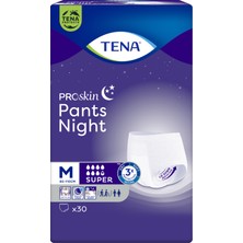 Tena Proskin Pants Night Medium Orta Beden Gece Için Süper Emici Külot 30 Lu Paket