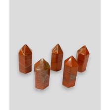 Asya Gems Kazık Model Red Jasper Doğal Taş