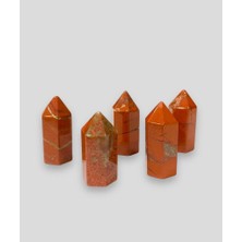 Asya Gems Kazık Model Red Jasper Doğal Taş