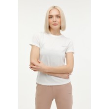 Lumberjack Laura T-Shırt 2fx Ekru Kadın Kısa Kol T-Shirt