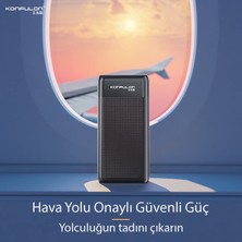 Coverzone Powerbank 20.000MAH Lityum Polimer Batarya 15W 3 Çıkışlı A-30 Güç Bankası Kapasite: 20.000MAH