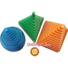 Quilling Bordür Kağıt Sarma Aparatı 3 Lü Set