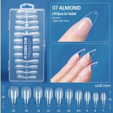 Ellea Nail Koskoe Yeni Nesil Jel Tips Tırnak 07 Almond Model