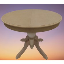 Bengi Ticaret Masa Baba Ayak Kayın Kaplama Mdf Tabla Ihlamur Ağacı Ayak. Natüre  100 cm Açılır El Yapım
