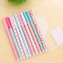 Keyfim Shop Gökkuşağı Jel Renkli Tükenmez Kalem Seti 10'lu