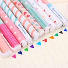 Keyfim Shop Gökkuşağı Jel Renkli Tükenmez Kalem Seti 10'lu