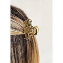 Minibuki Büyük Boy Istiridye Gold Metal Mandal Toka