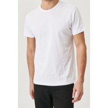 Cnt Erkek 3'lü Slim Fit Bisiklet Yaka  Pamuk Kısa Kollu Tişört