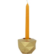 Evene Mumluk Şamdan Tealight ve Ince Mum Uyumlu Prizma Model