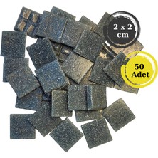 Sanatsal Mozaik Çalışmalarınız Için 20X20 mm (2x2 Cm) Renkli Cam Mozaik Taşı